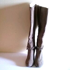 BCBGeneration Merryl Women's Grey Wedge Boots